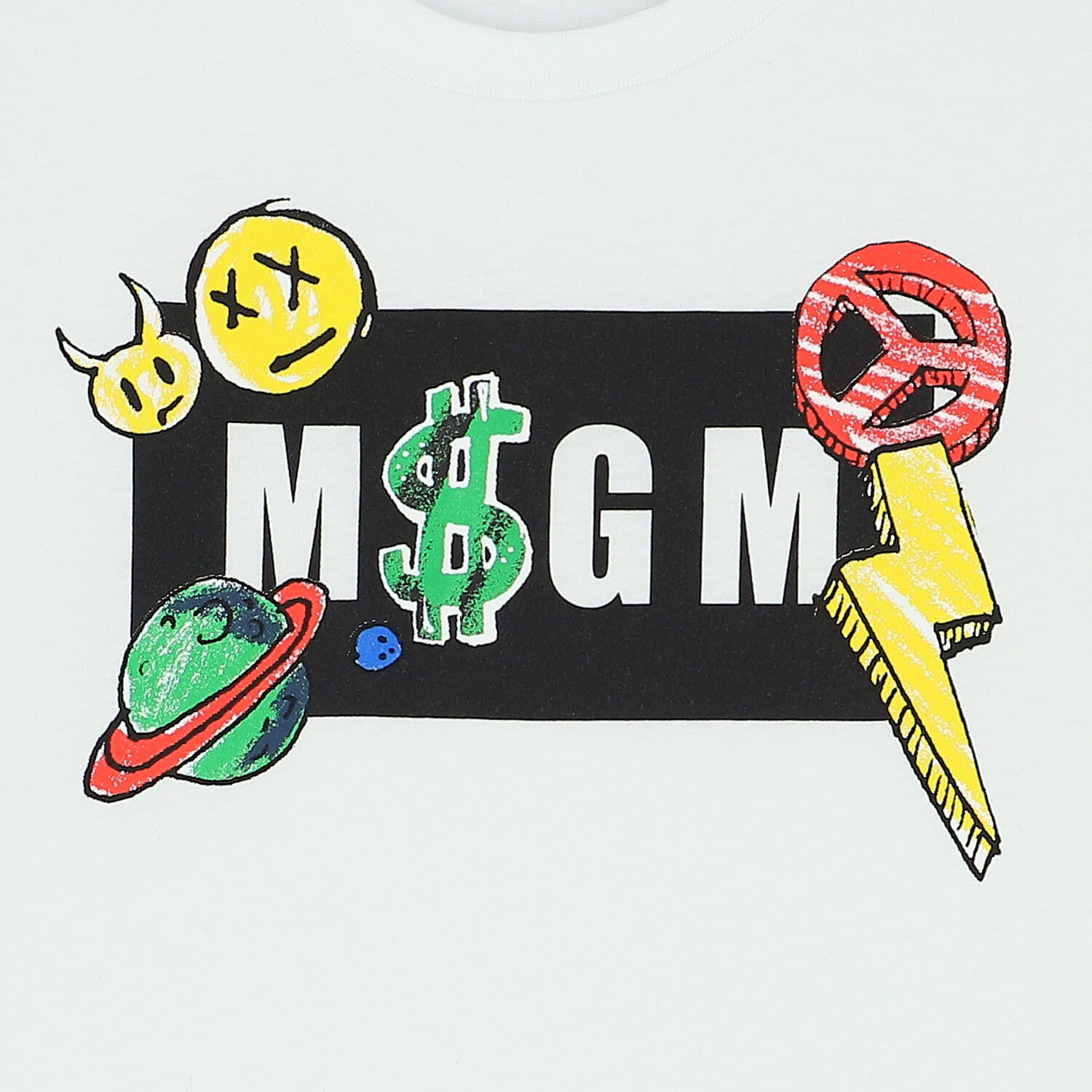 Boys White Logo T-Shirt, 3, hi-res image number null