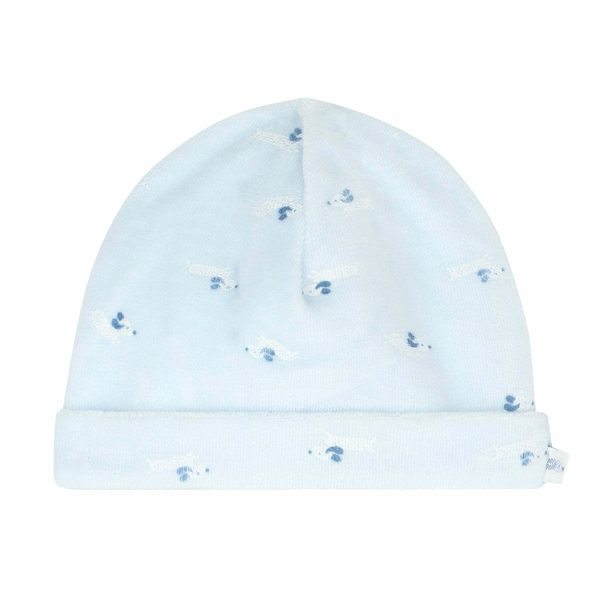 Blue baby hat hotsell