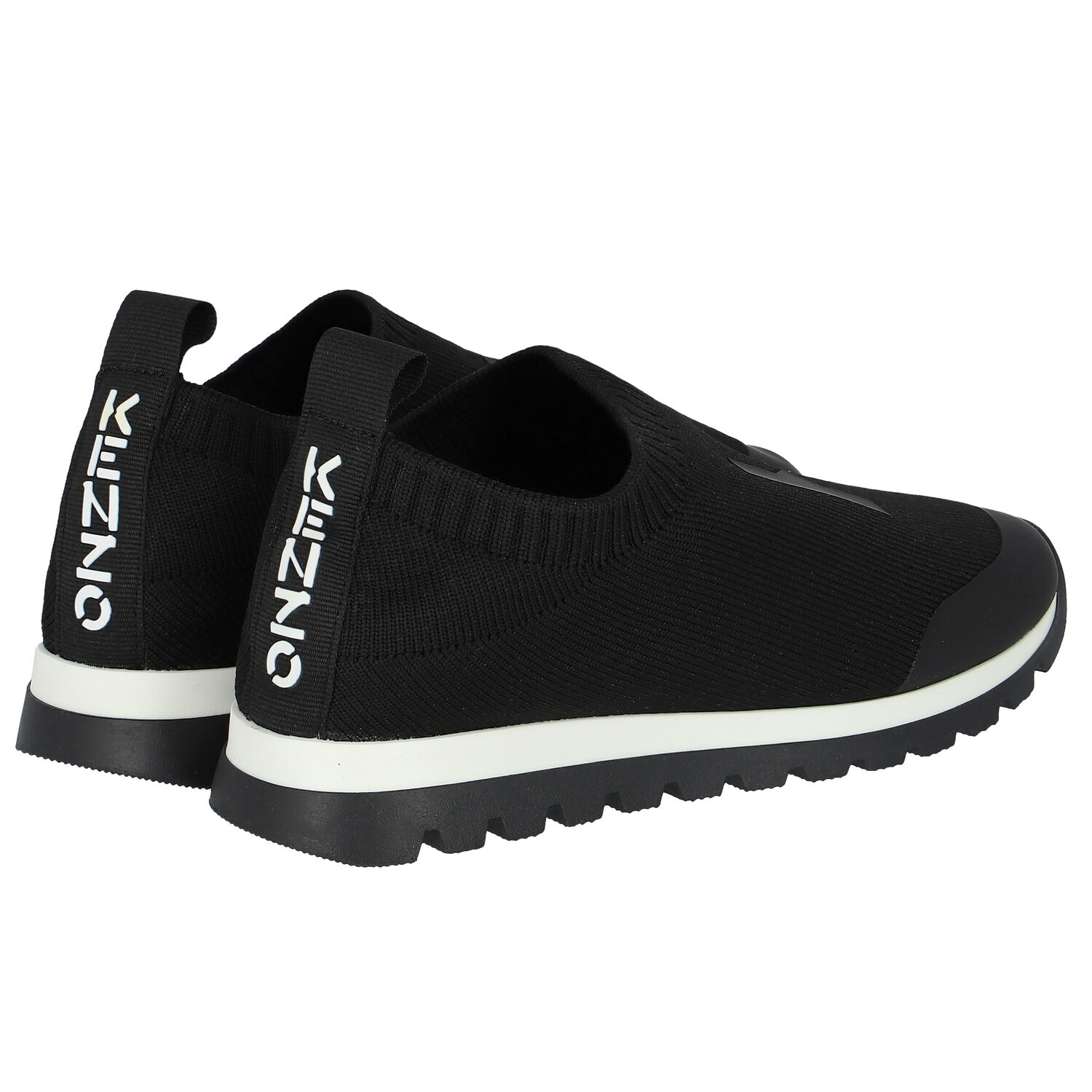 Boys Black Logo Trainers, 1, hi-res image number null