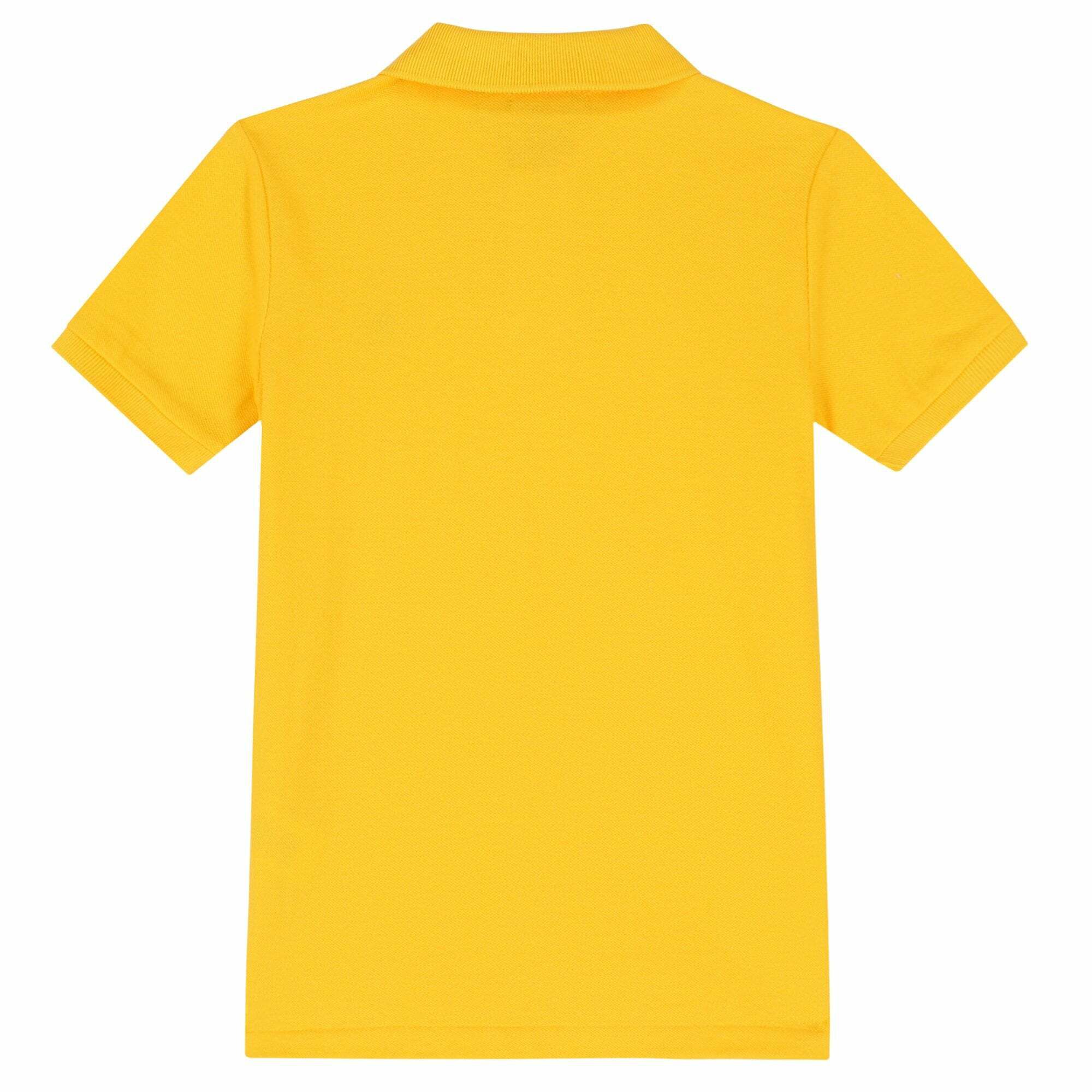 Ralph Lauren Boys Logo Yellow Polo Shirt Junior Couture UAE