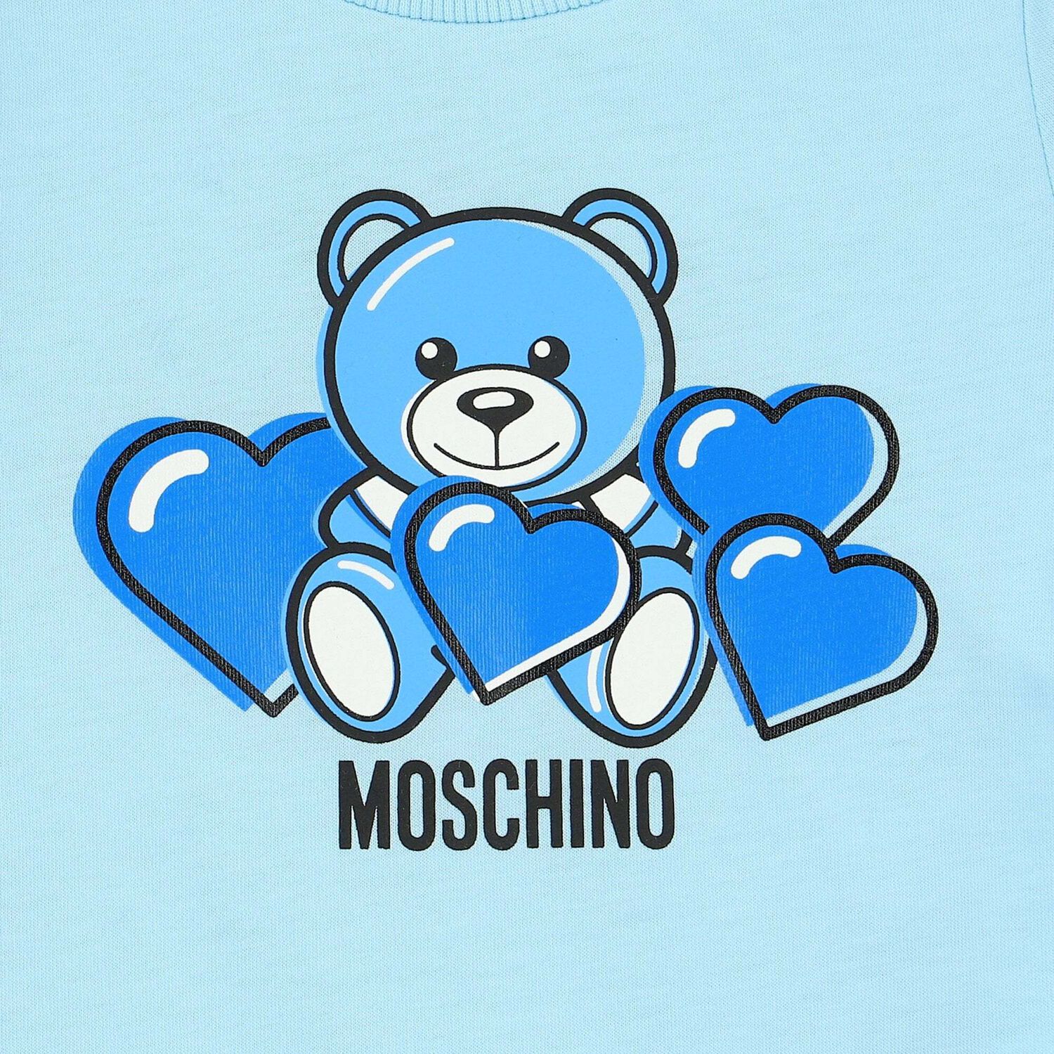 Baby Blue Logo Romper, 1, hi-res image number null