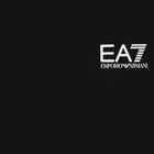 توب أولاد بأكمام بالشعار باللون الأسود, 1, hi-res