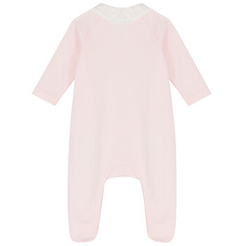 Baby Girls Pink Rabbit Babygrow