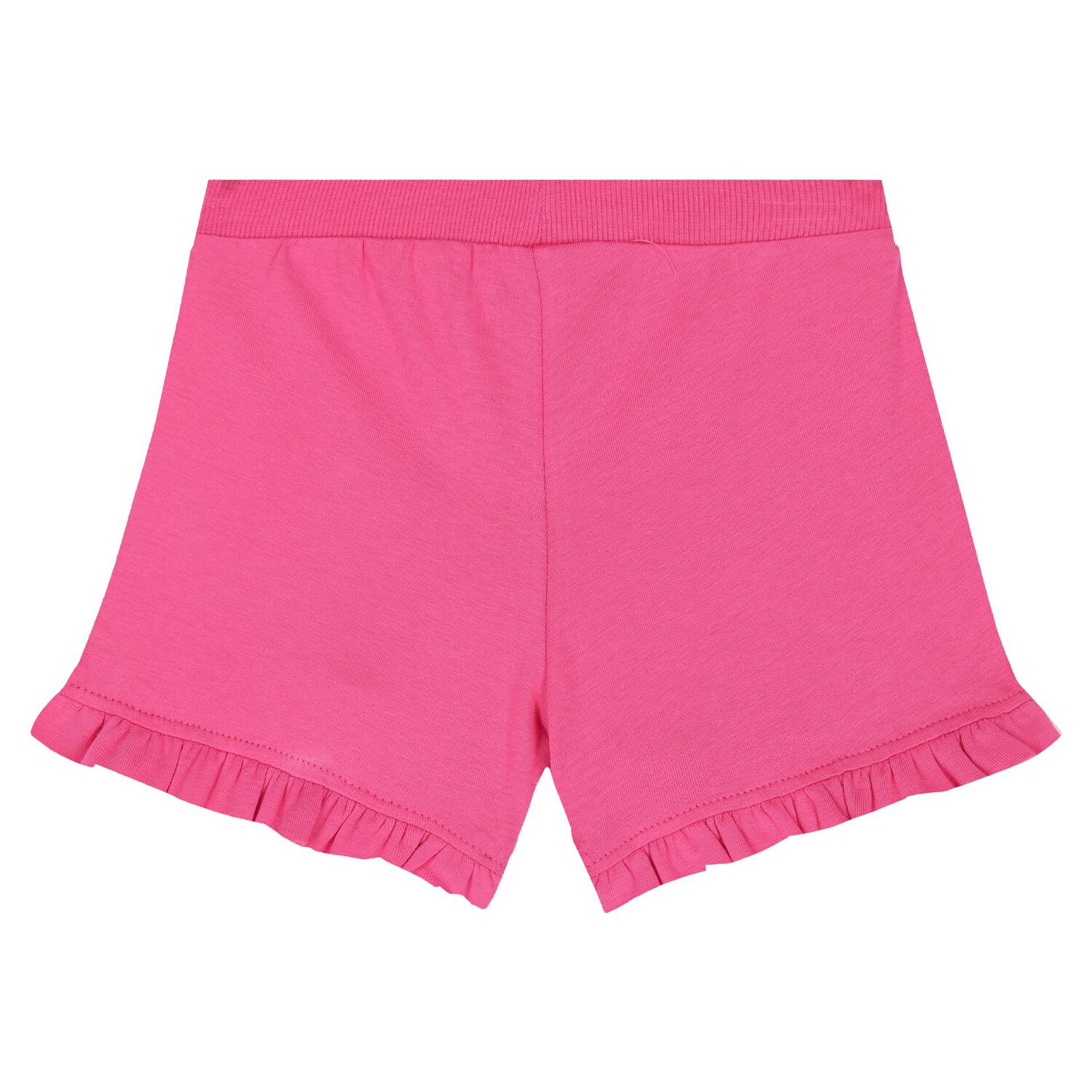 Younger Girls Ivory & Pink Teddy Bear Logo Shorts Set, 2, hi-res image number null
