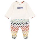 Ivory Logo Zig Zag Babygrow Gift Set , 1, hi-res
