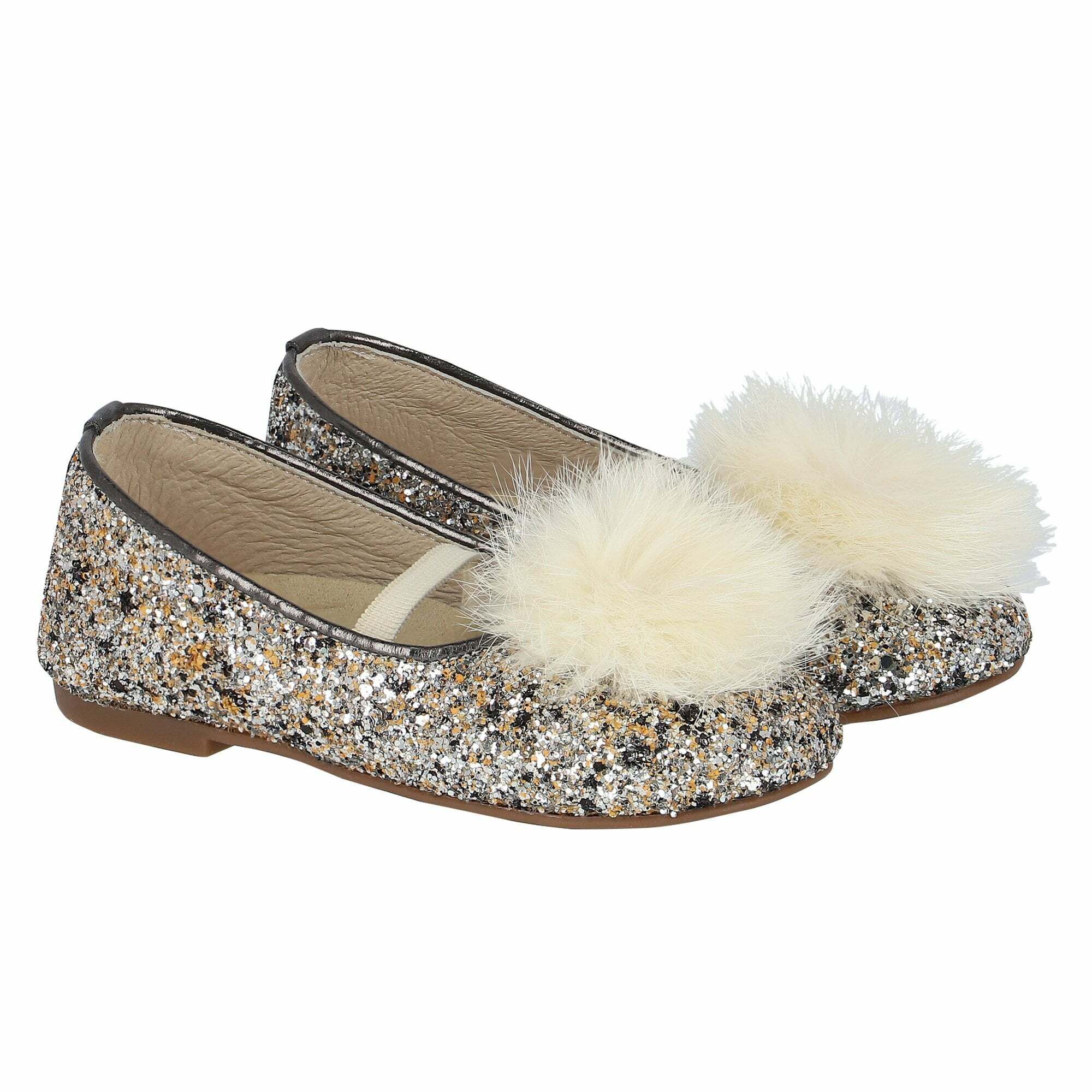 Ballerina best sale glitter shoes