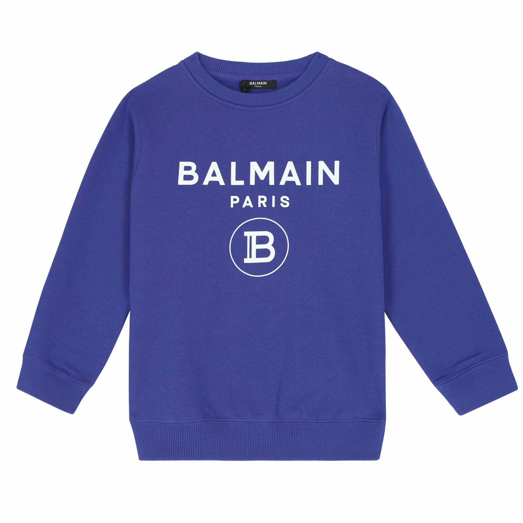 Balmain blue on sale sweatshirt