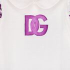 Baby Girls White & Purple Majolica Babygrow Gift Set, 1, hi-res