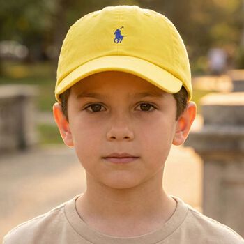 Boys Yellow Logo Cap
