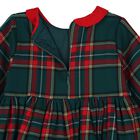 Baby Girls Green & Red Tartan Dress, 1, hi-res