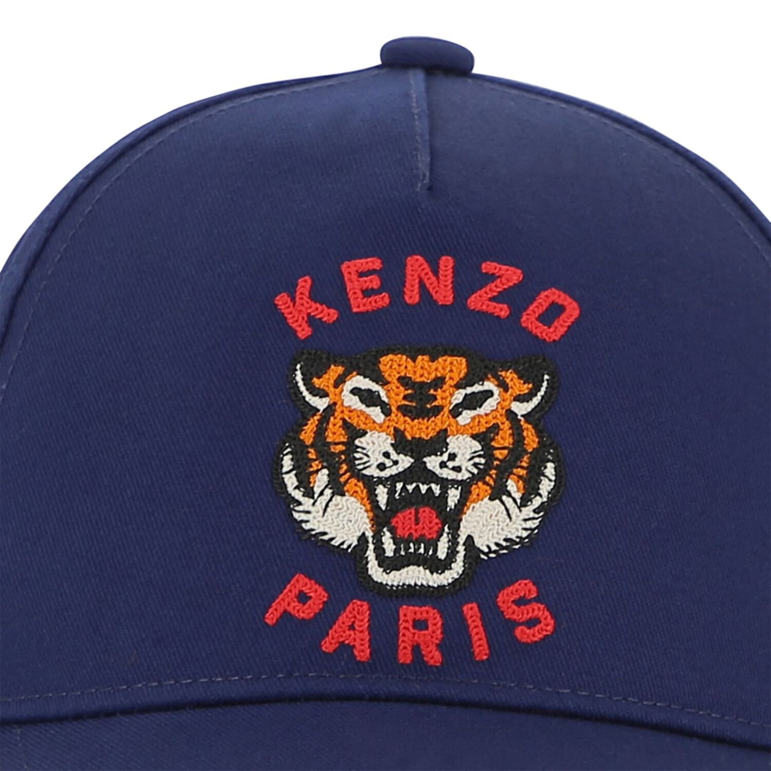 Navy Blue Tiger Logo Cap, 1, hi-res