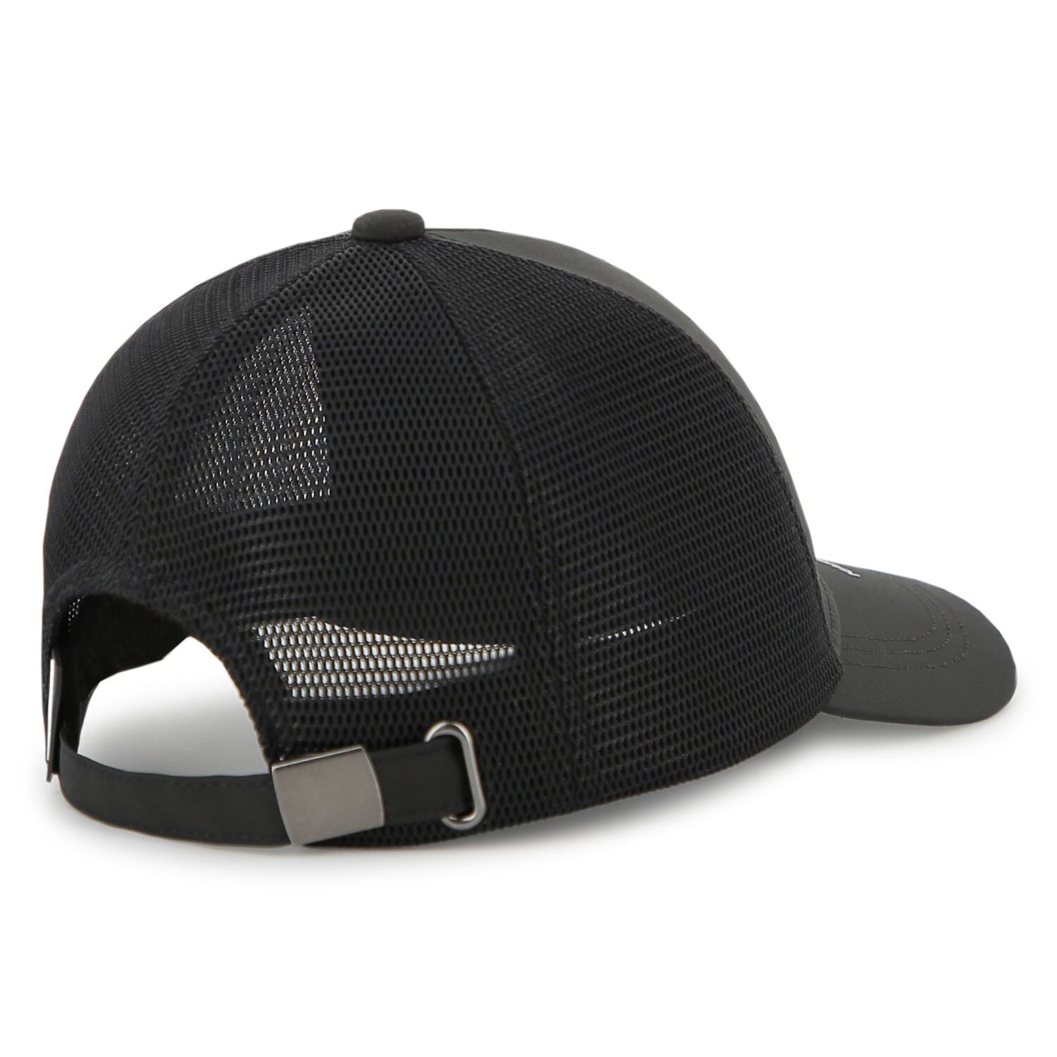 Boys Black Ikonik Karl Cap, 1, hi-res
