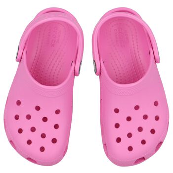 Girls Pink Classic Clogs Sandals