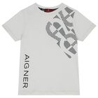 Boys Grey Logo T-Shirt, 2, hi-res