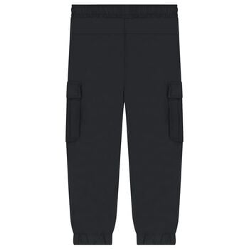 بنطلون أسود بشعار للأولاد