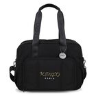 Black Logo Baby Changing Bag , 1, hi-res
