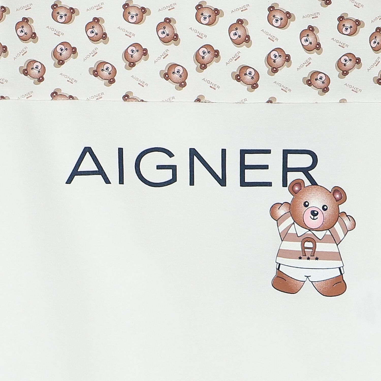 White Logo Babygrow, 1, hi-res