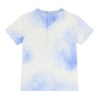 Baby Boys Blue & White Logo Shorts Set, 1, hi-res