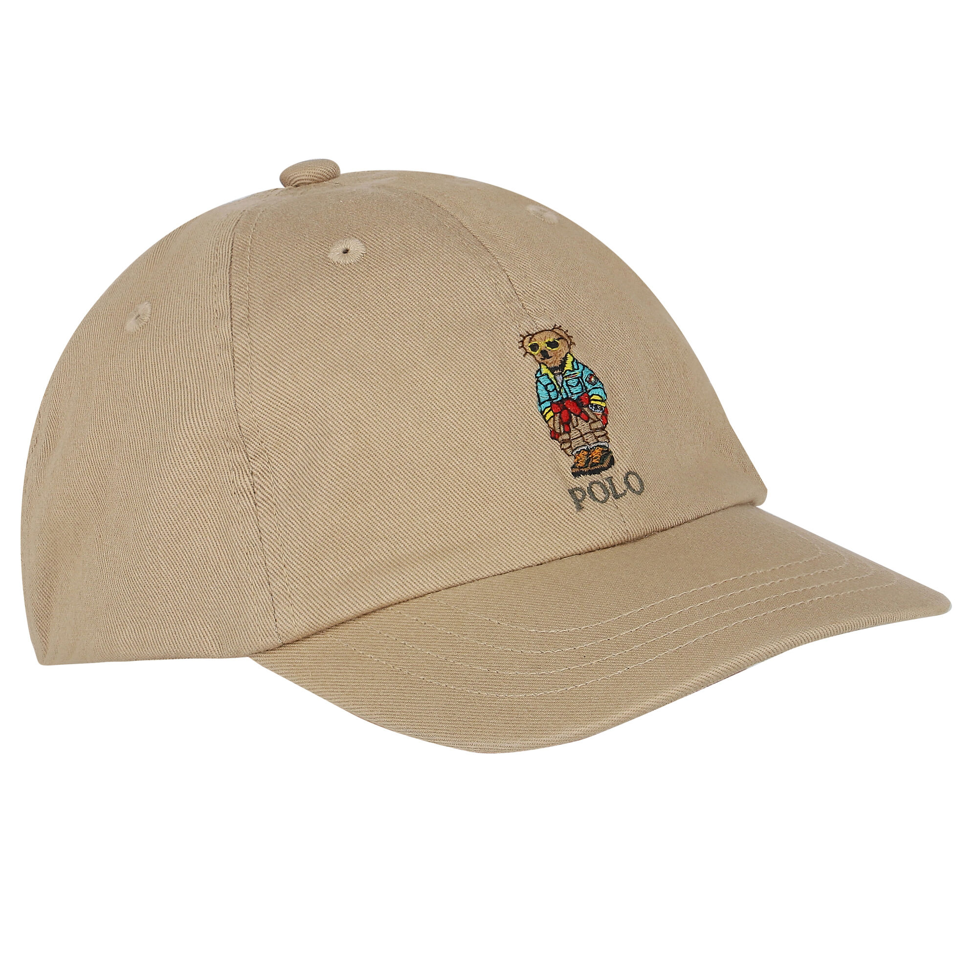 Ralph Lauren Boys Beige Polo Bear Cap Junior Couture UAE