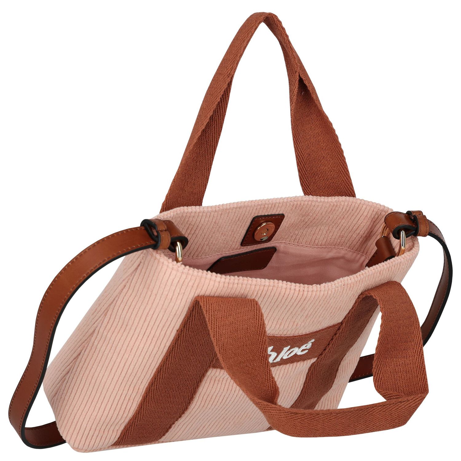 Girls Pink Logo Handbag, 1, hi-res image number null