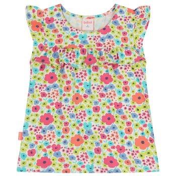 Girls Multi-Coloured Floral Blouse