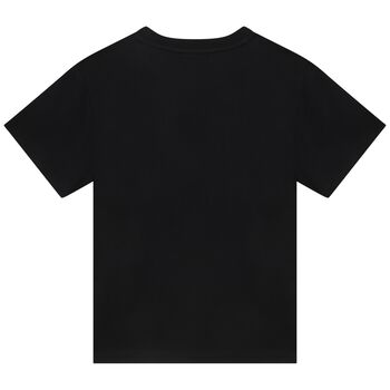 Boys Black Logo T-Shirt