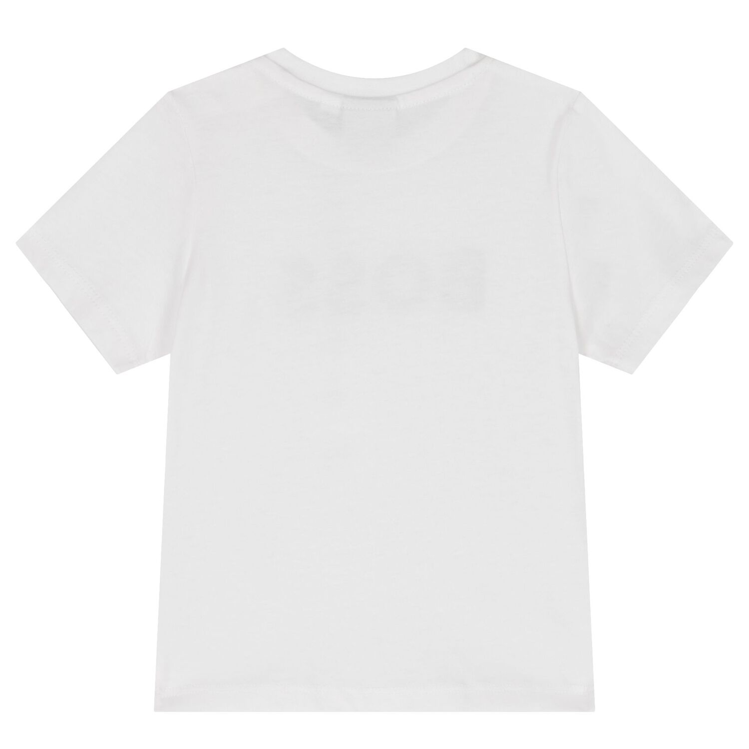 Younger Boys White Logo T-Shirt, 2, hi-res image number null
