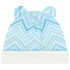 Baby Boys Blue Zig Zag Babygrow Gift Set , 1, hi-res