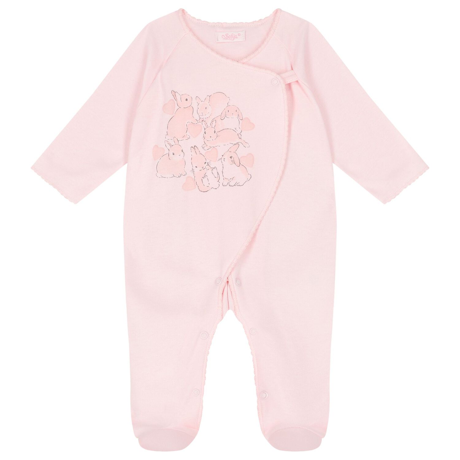 Baby Girls Pink Bunny Babygrow Gift Set, 1, hi-res image number null