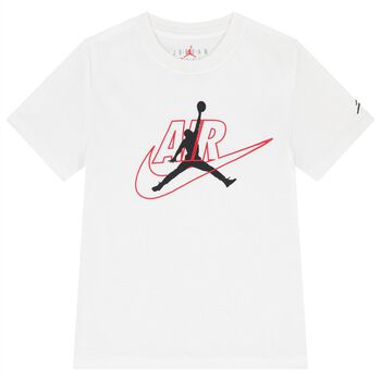 Boys White Jordan Logo T-Shirt 
