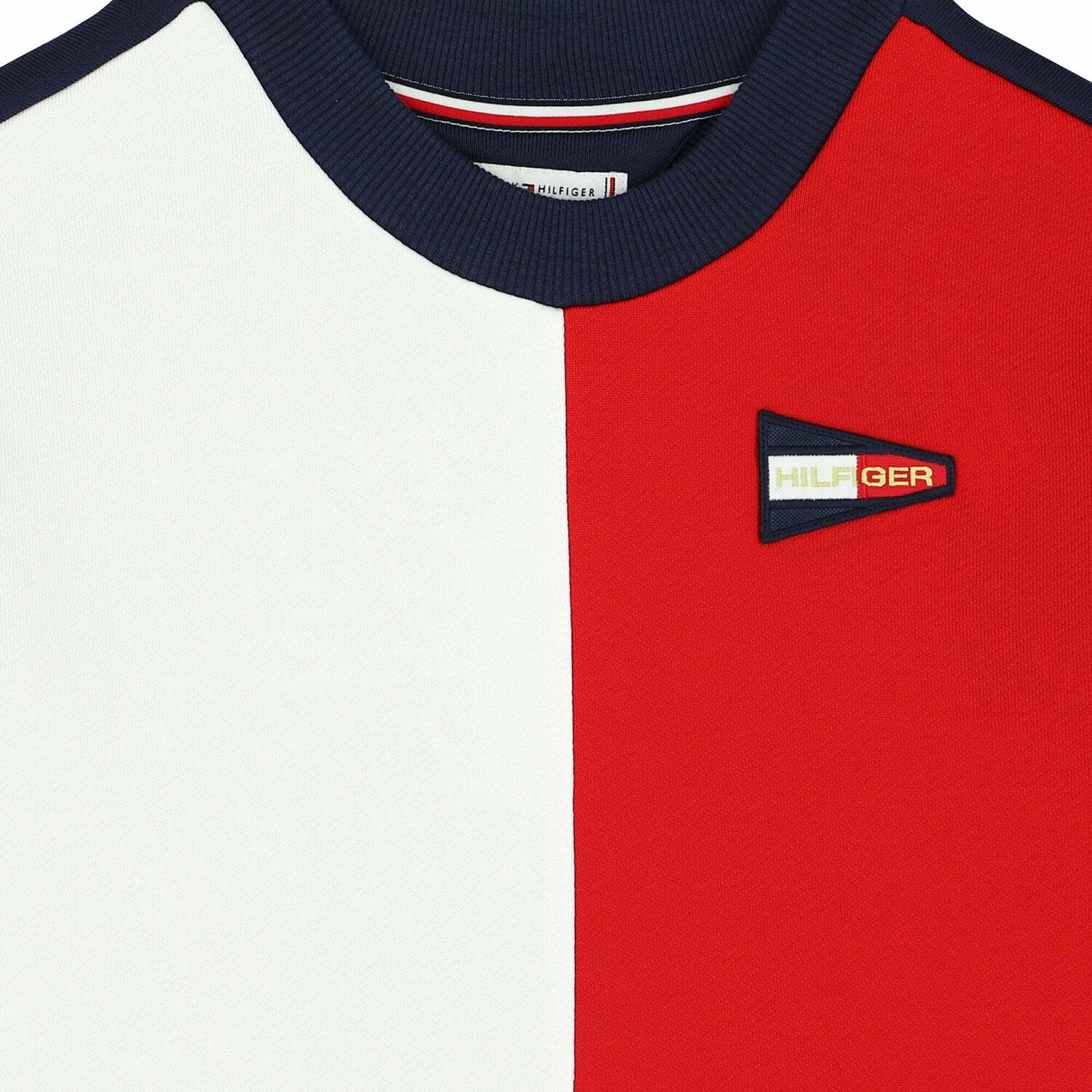 سويت شيرت بالشعار باللون الاحمر والابيض والاورق للبنات, 1, hi-res image number null