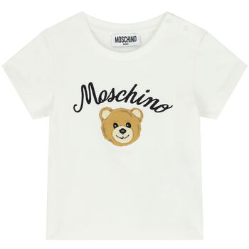 Ivory Teddy Bear Logo T-Shirt