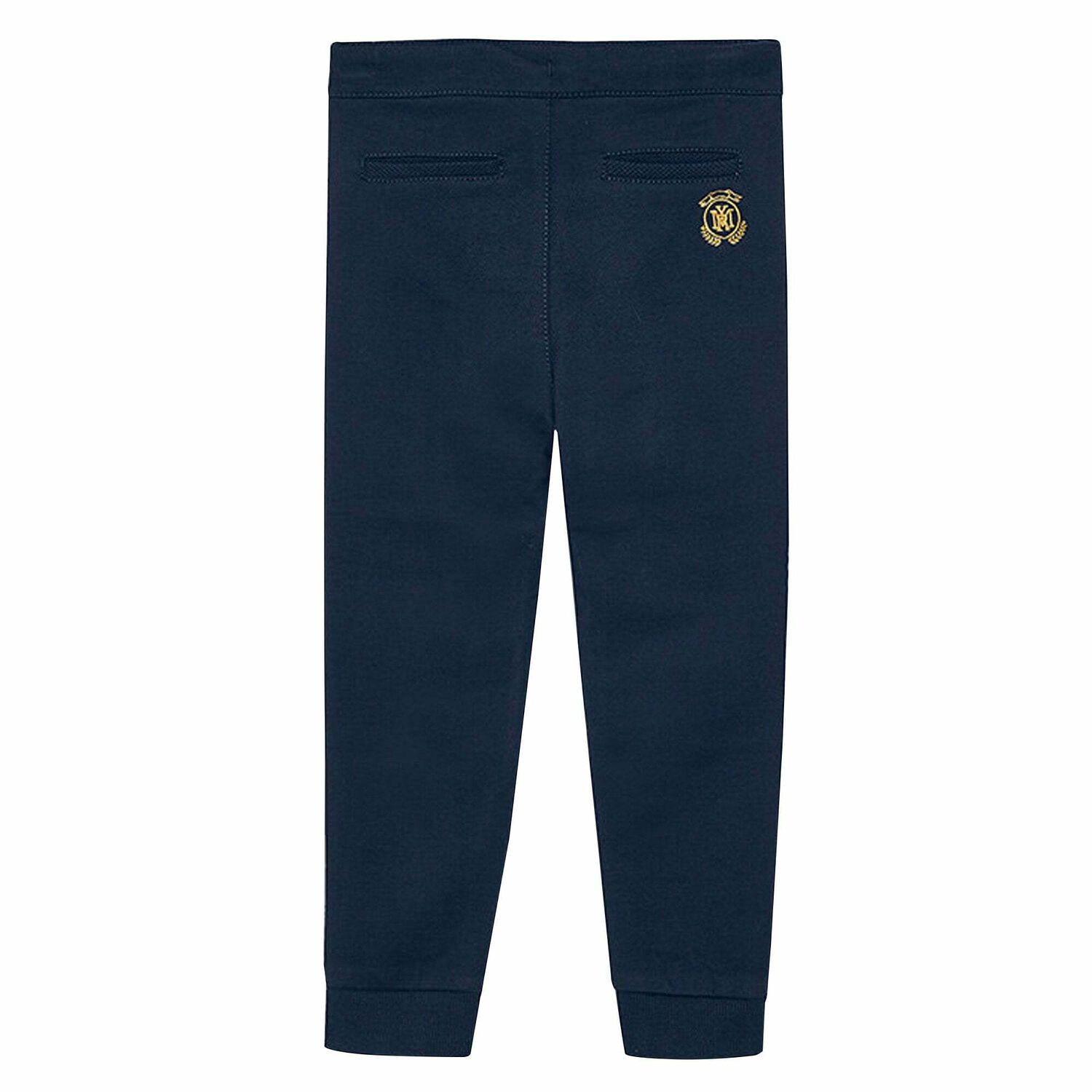 Boys Navy Blue Joggers, 1, hi-res