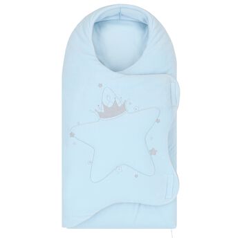 مدس أولاد بطبعة النجوم باللون الأزرق