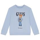 سويت شيرت اولاد بشعار تيدىبير باللون الازرق , 1, hi-res