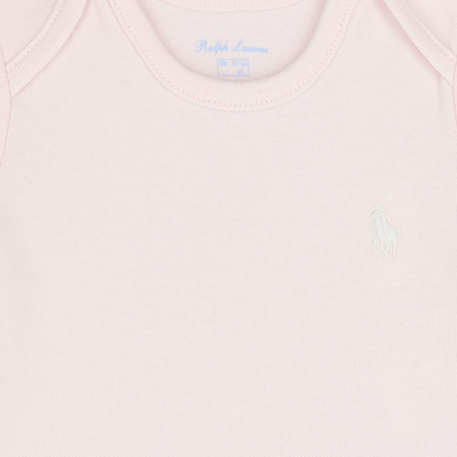 Baby Girls Ivory & Pink Babygrow Gift Set, 1, hi-res