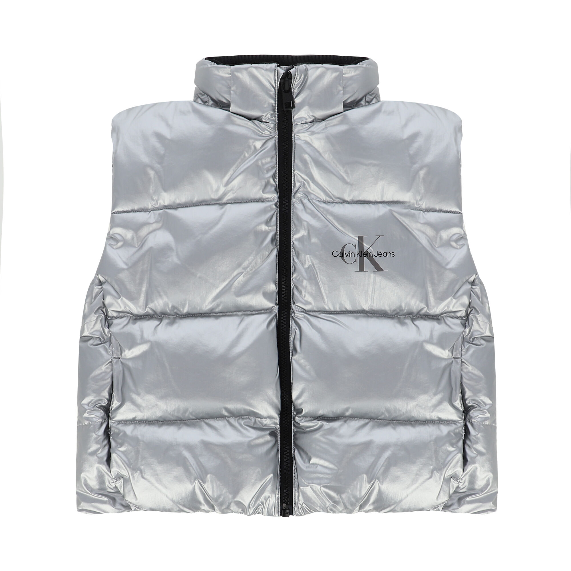 Calvin klein hot sale silver vest