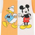 Boys White & Orange Disney Mickey Mouse T-Shirt, 1, hi-res