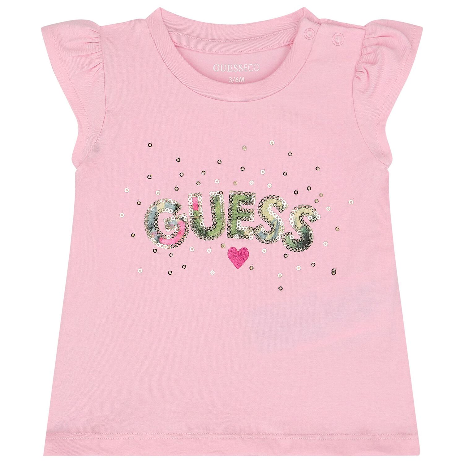 طقم ليغينز بنات بطبعة نباتية, 1, hi-res