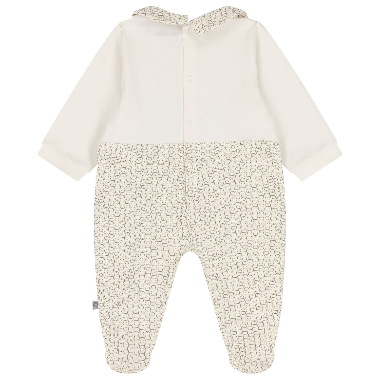 Ivory Logo Babygrow, 1, hi-res