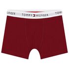 Boys Burgundy & Navy Blue Boxer Shorts (7-Pack), 1, hi-res
