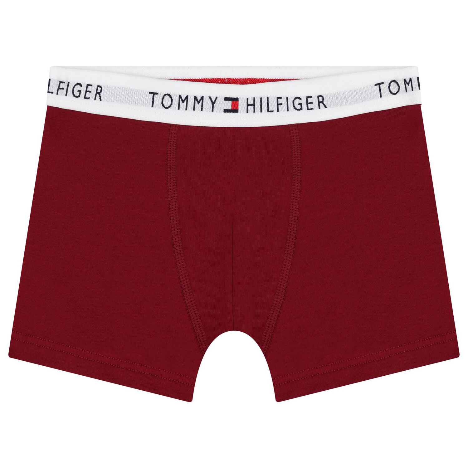 Boys Burgundy & Navy Blue Boxer Shorts (7-Pack), 1, hi-res