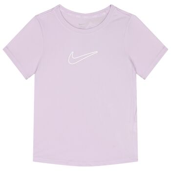 Girls Purple Logo T-Shirt