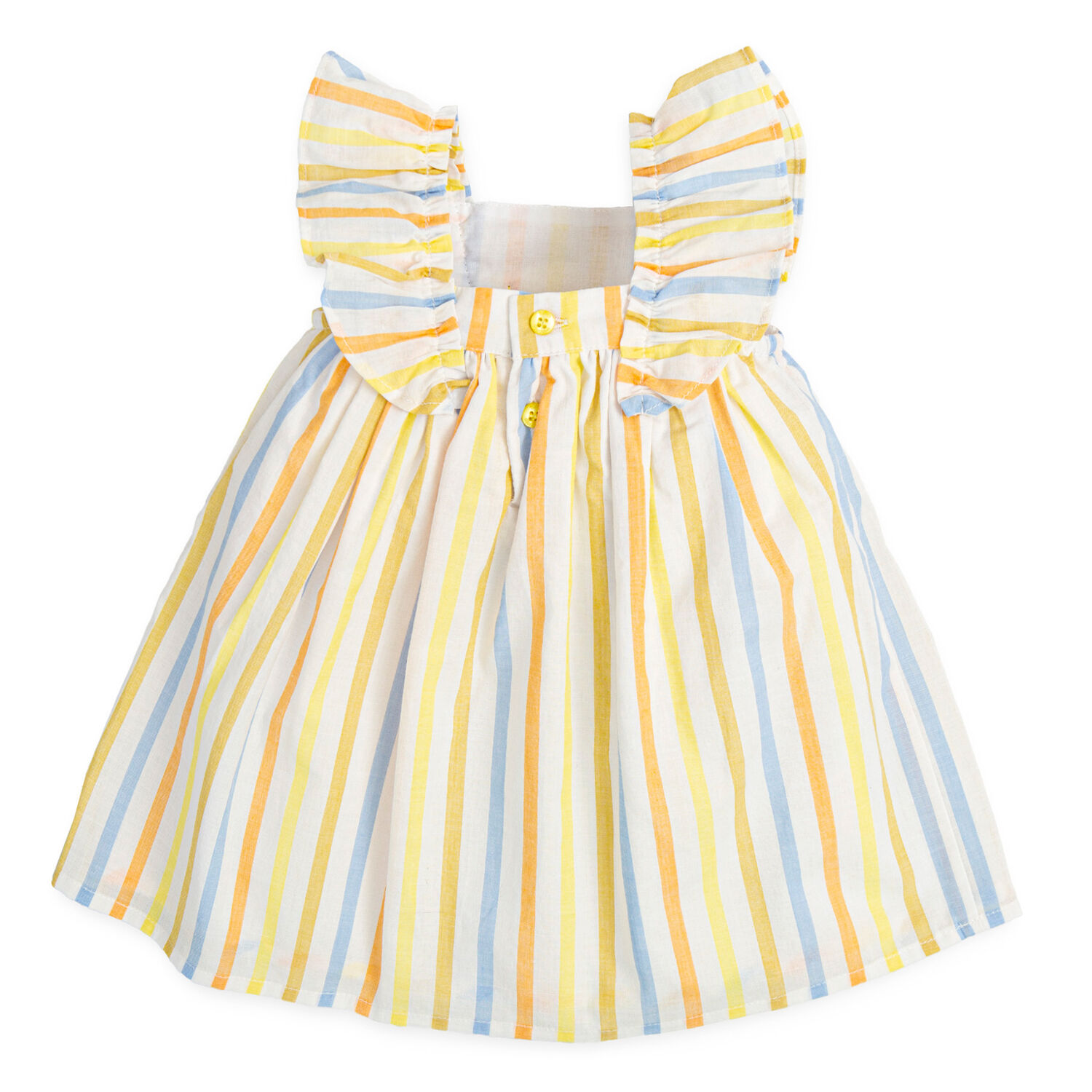 Girls Multi-Colored Striped Dress, 1, hi-res