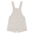 طقم دنغري باللونين الأبيض والبيج للأولاد  , 1, hi-res