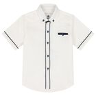 طقم قميص وشورت عاجى للأولاد, 1, hi-res