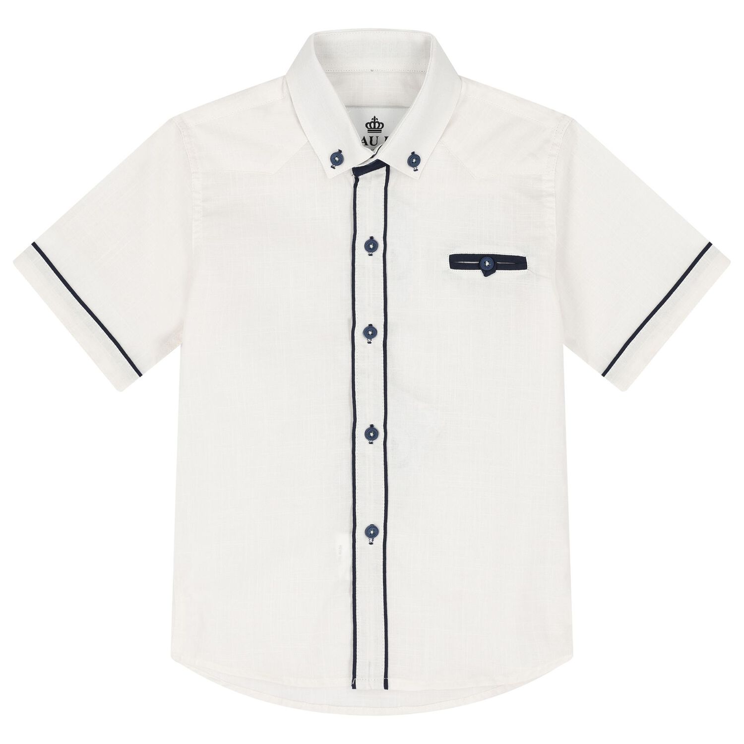 طقم قميص وشورت عاجى للأولاد, 1, hi-res image number null