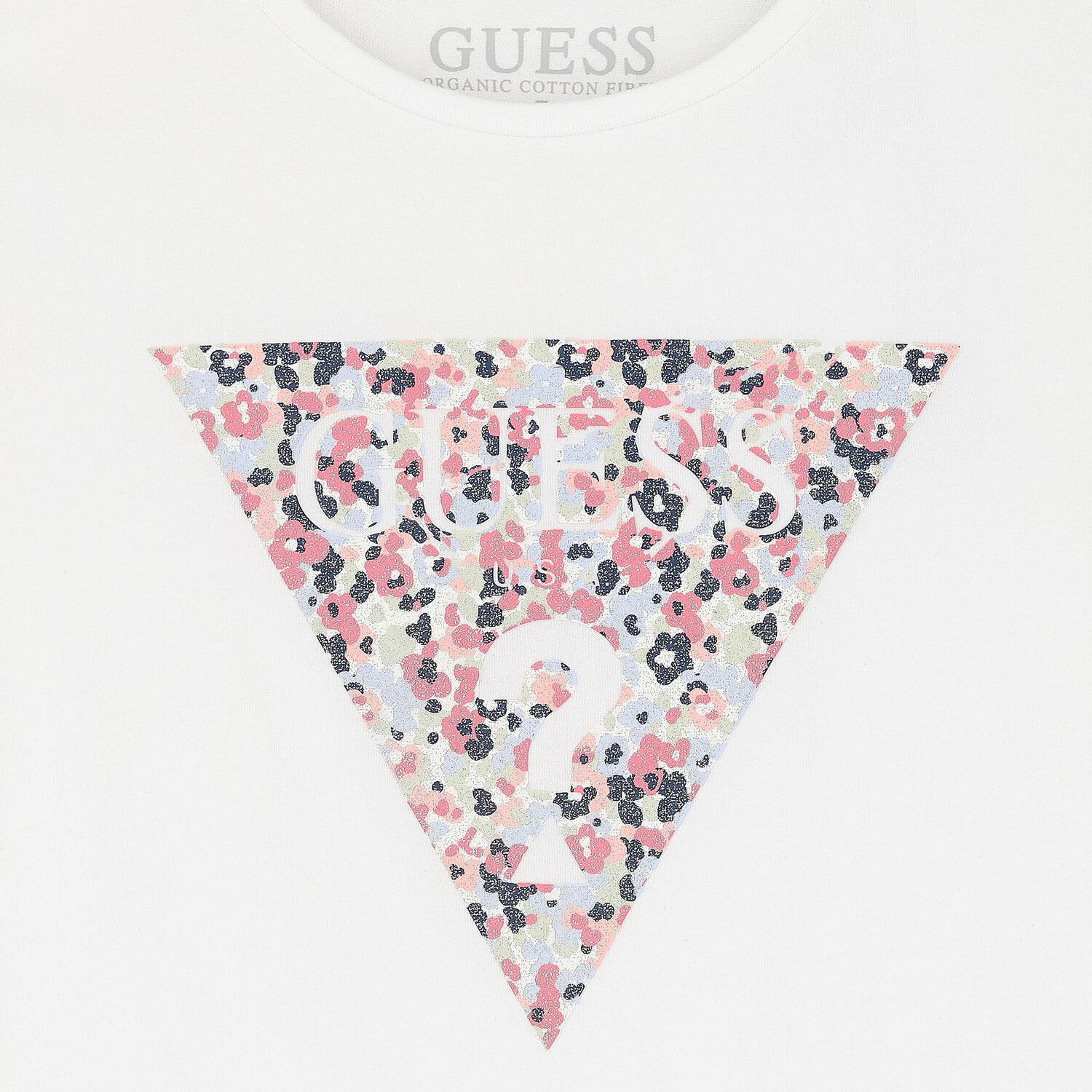 Girls White Logo T-Shirt, 1, hi-res