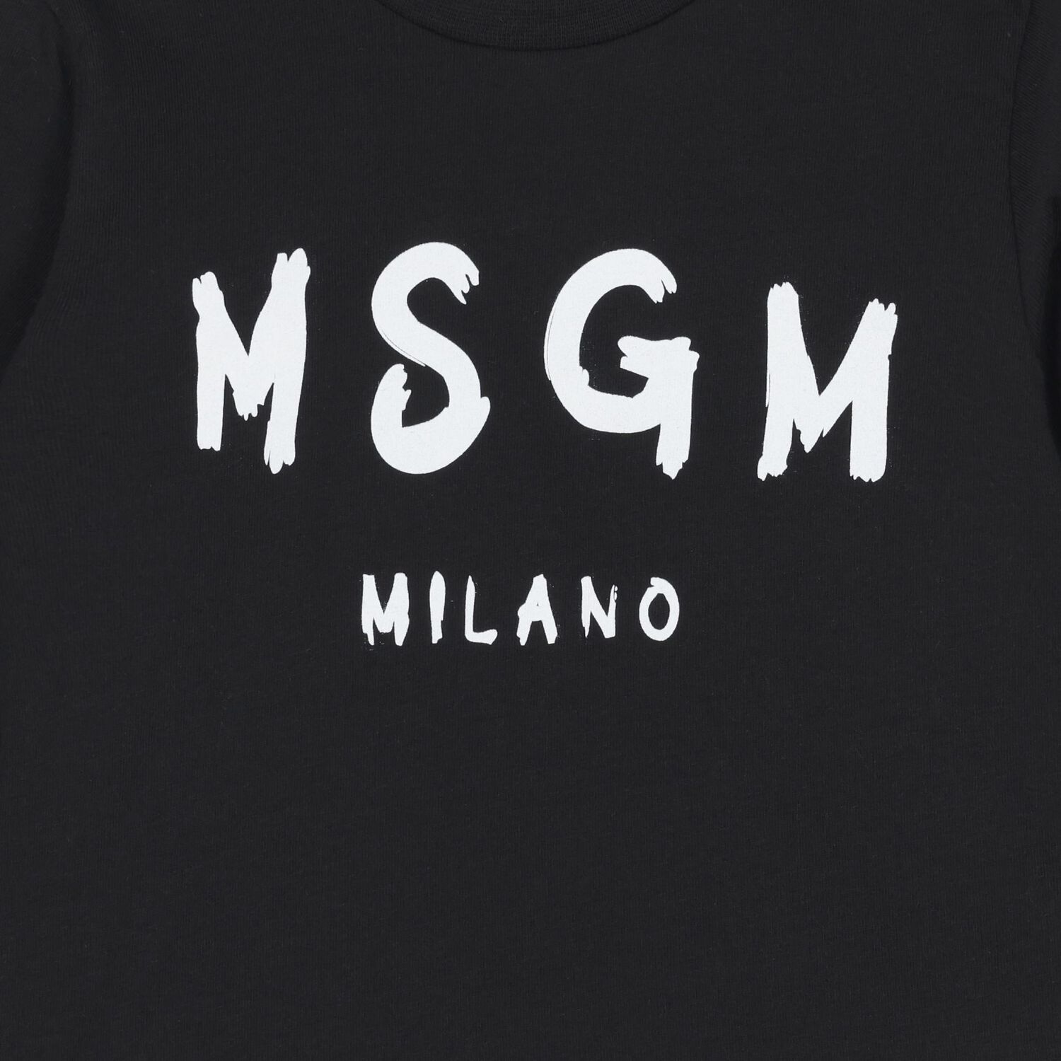 Black Logo Younger Long Sleeve Top, 2, hi-res