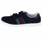 Younger Boys Navy Sneakers, 1, hi-res